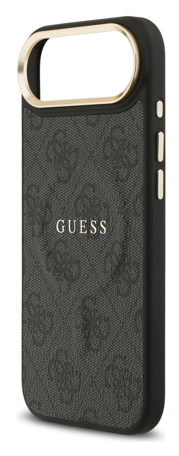 Guess 4G PU Classic Logo iPhone Air Hoesje MagSafe Back Cover Zwart afbeelding 3