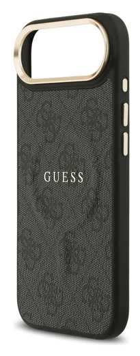 Guess 4G PU Classic Logo iPhone Air Hoesje MagSafe Back Cover Zwart afbeelding 3