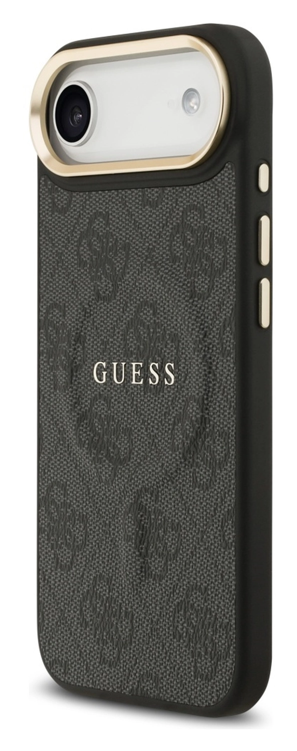 Guess 4G PU Classic Logo iPhone Air Hoesje MagSafe Back Cover Zwart afbeelding 6