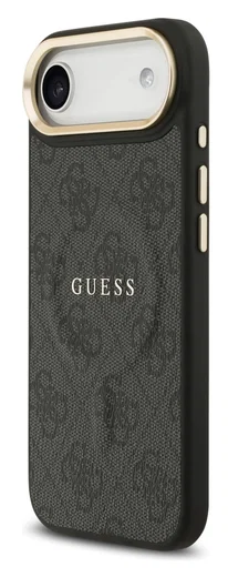 Guess 4G PU Classic Logo iPhone Air Hoesje MagSafe Back Cover Zwart afbeelding 6