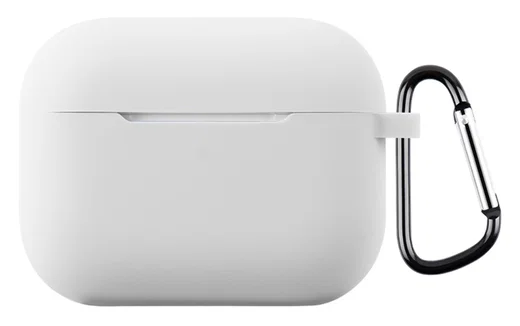 Apple AirPods Pro 3 Hoesje Dun Siliconen Case Wit afbeelding 1
