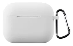Apple AirPods Pro 3 Hoesje Dun Siliconen Case Wit afbeelding