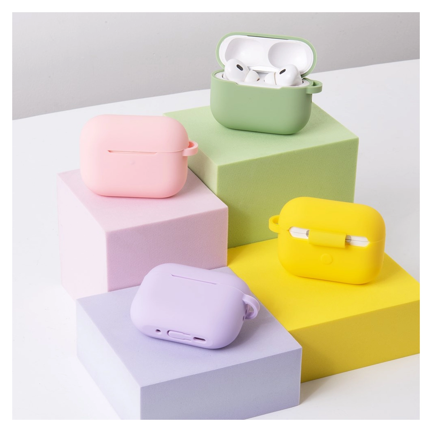 Apple AirPods Pro 3 Hoesje Dun Siliconen Case Zwart afbeelding 7