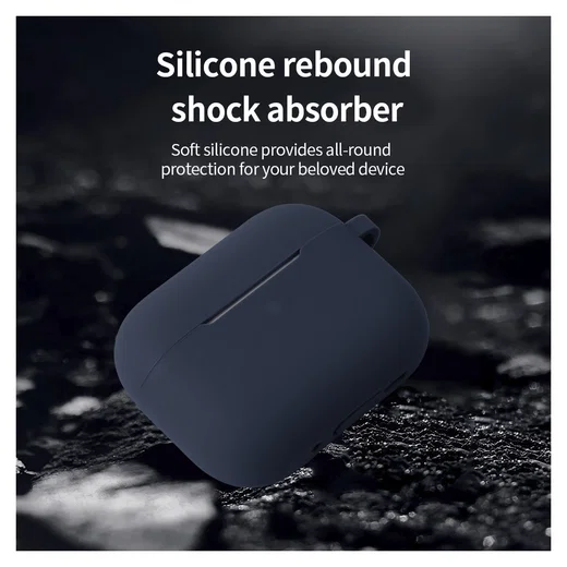 Apple AirPods Pro 3 Hoesje Dun Siliconen Case Khaki afbeelding 3