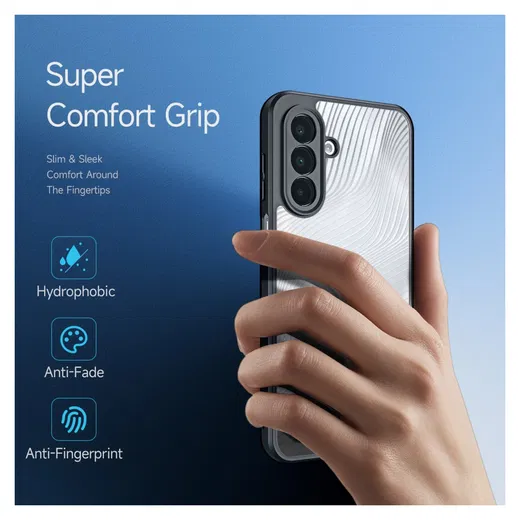 Dux Ducis Aimo Samsung Galaxy A17 Hoesje Back Cover Zwart afbeelding 4