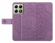 Xiaomi 15T Hoesje Mandala Book Case met Pasjeshouder Paars afbeelding 5