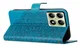 Xiaomi 15T Hoesje Mandala Book Case met Pasjeshouder Blauw afbeelding 4