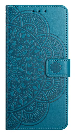 Xiaomi 15T Hoesje Mandala Book Case met Pasjeshouder Blauw afbeelding 7