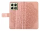 Xiaomi 15T Hoesje Mandala Book Case met Pasjeshouder Roze Goud afbeelding 5