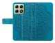 Xiaomi 15T Pro Hoesje Mandala Book Case met Pasjeshouder Blauw afbeelding 5