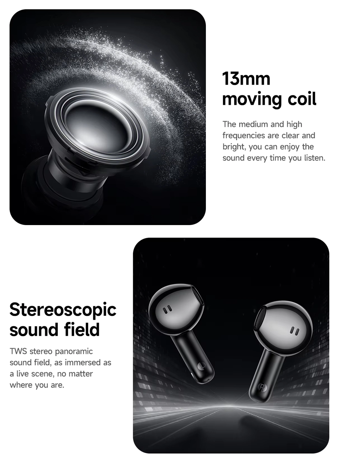 Hoco EQ33 Draadloze Oordopjes Bluetooth Headset Zwart afbeelding 7