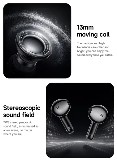 Hoco EQ33 Draadloze Oordopjes Bluetooth Headset Zwart afbeelding 7