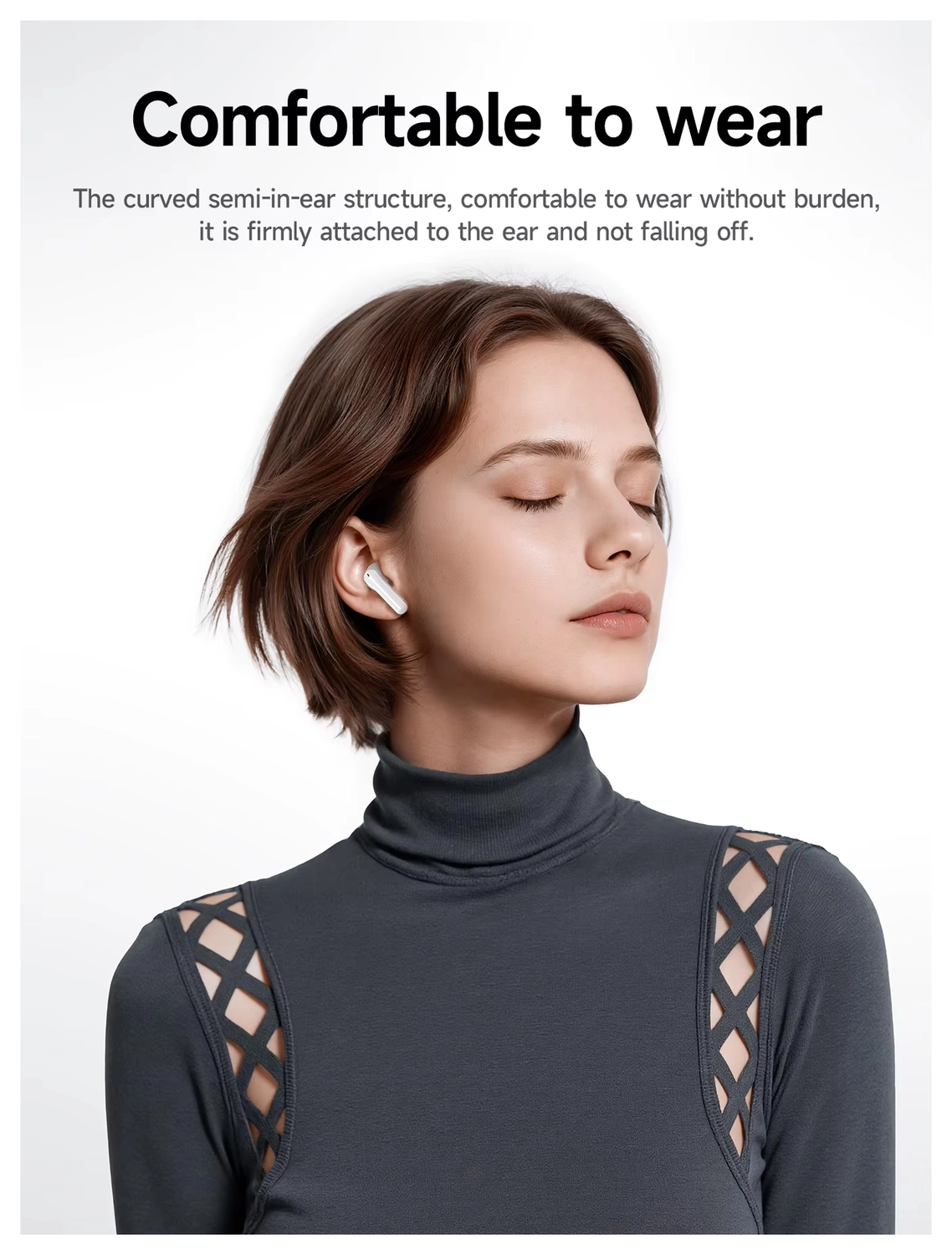 Hoco EQ33 Draadloze Oordopjes Bluetooth Headset Wit afbeelding 7