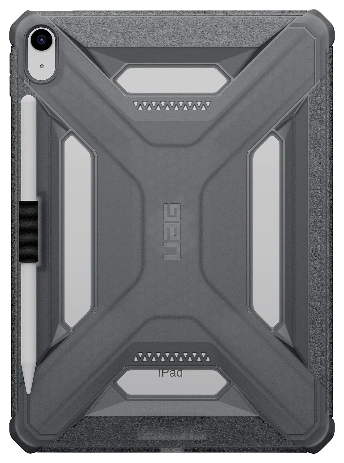 UAG Scout LT iPad 11 (2025) / 10.9 (2022) Hoes Back Cover Transparant Ash afbeelding 1