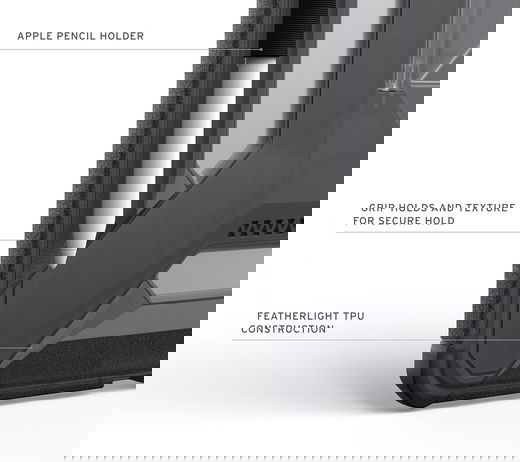 UAG Scout+ Apple iPad Air 11 (2024/2025) Hoes met Standaard Grijs afbeelding 3