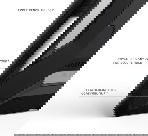 UAG Scout+ Apple iPad Pro 11 (2024/2025) Hoes met Standaard Zwart afbeelding 4