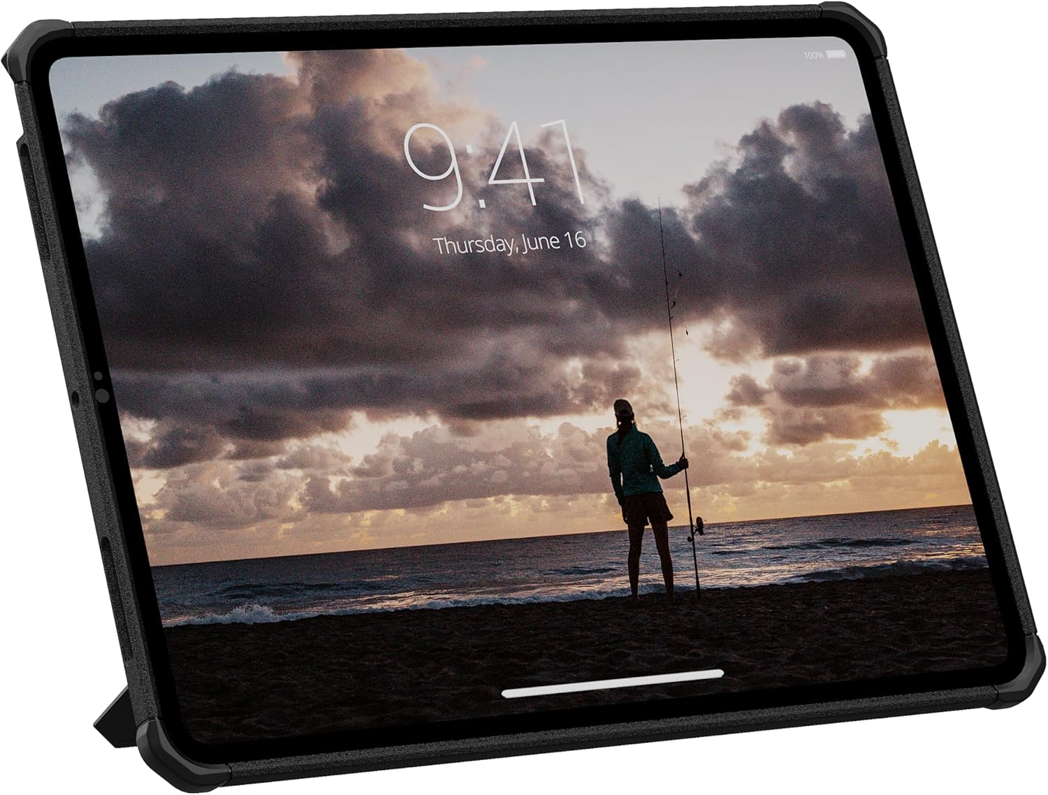 UAG Scout+ Apple iPad Pro 13 (2024/2025) Hoes met Standaard Zwart afbeelding 8