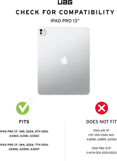 UAG Scout+ Apple iPad Pro 13 (2024/2025) Hoes met Standaard Zwart afbeelding 7