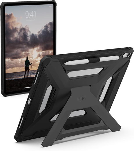 UAG Scout+ Apple iPad Air 13 (2024/2025) Hoes met Standaard Zwart afbeelding 1
