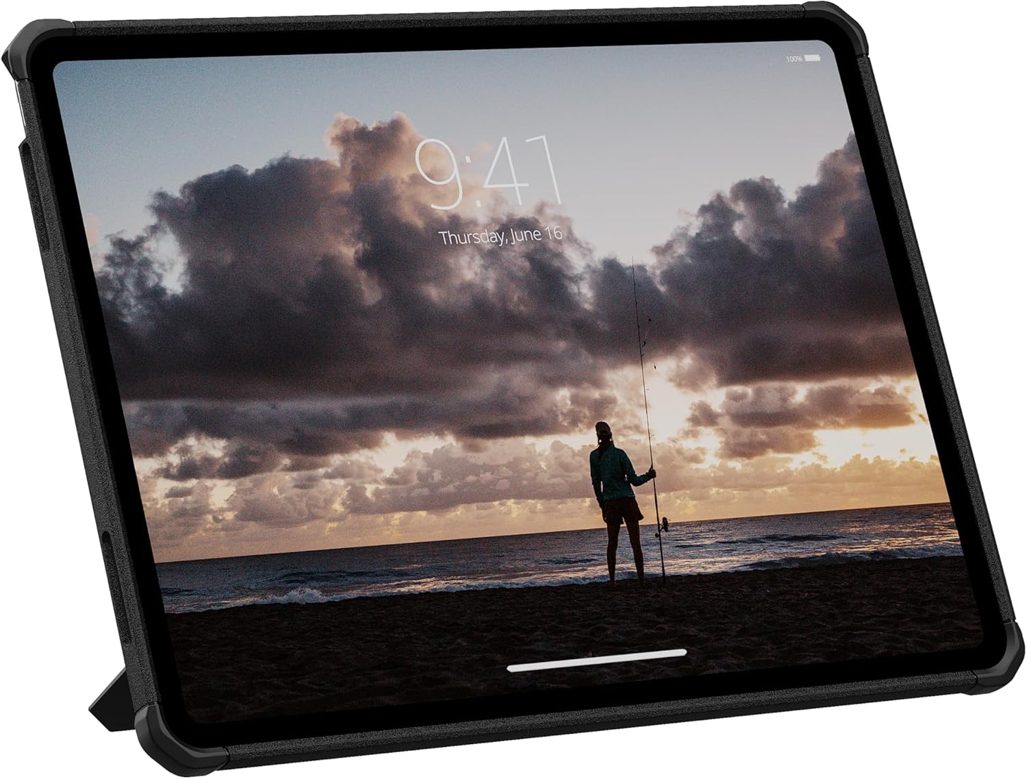 UAG Scout+ Apple iPad Air 13 (2024/2025) Hoes met Standaard Zwart afbeelding 8