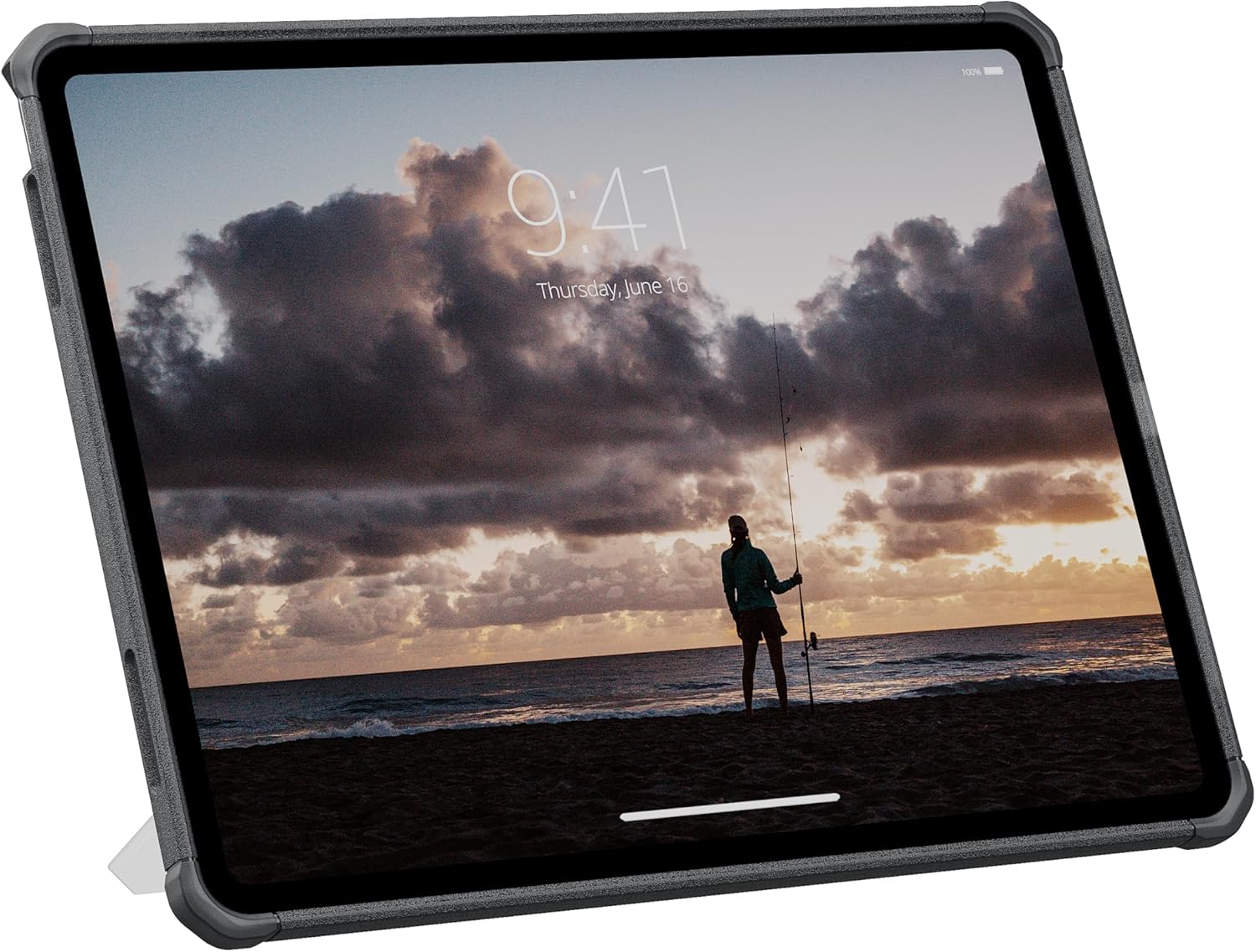 UAG Scout+ Apple iPad Air 13 (2024/2025) Hoes met Standaard Grijs afbeelding 8