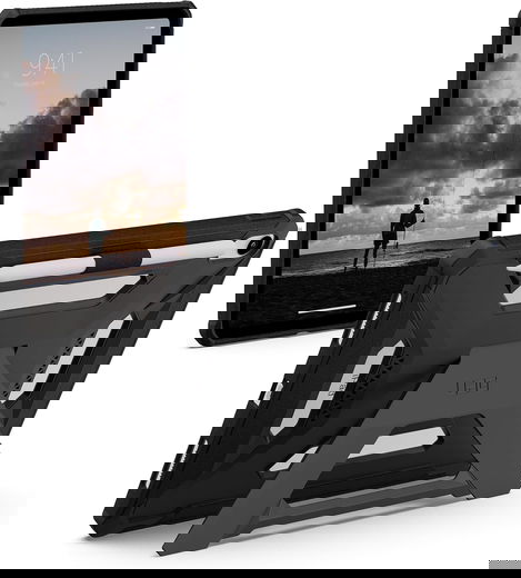 UAG Scout+ Apple  iPad 11 (2025) Hoes met Standaard Zwart afbeelding 1