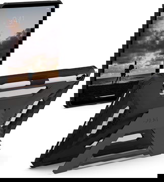 UAG Scout+ Apple  iPad 11 (2025) Hoes met Standaard Zwart