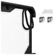 UAG Plyo LT iPad Air 13 (2024/2025) Hoes Book Case Transparant Zwart afbeelding 5