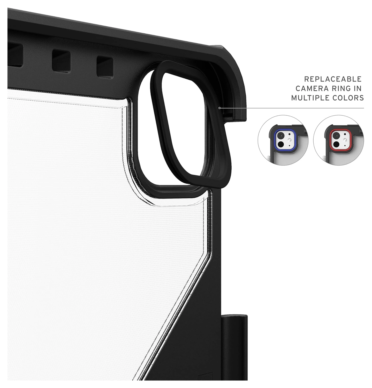 UAG Plyo LT iPad Pro 11 (2024/2025) Hoes Book Case Transparant Zwart afbeelding 5