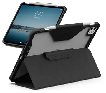 UAG Plyo LT iPad Pro 11 (2024/2025) Hoes Book Case Transparant Zwart
