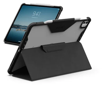 UAG Plyo LT iPad Pro 13 (2024/2025) Hoes Book Case Transparant Zwart