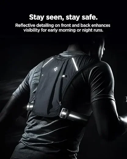 Spigen Dynamic Shield Running Vest Hardloopvest M‑L Zwart afbeelding 6