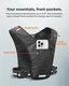 Spigen Dynamic Shield Running Vest Hardloopvest M‑L Zwart afbeelding 5