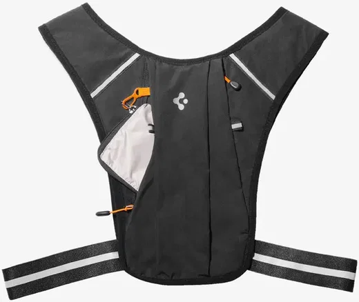 Spigen Dynamic Shield Running Vest Hardloopvest M‑L Zwart afbeelding 9