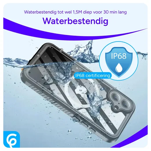 SBG Outdoor Case Samsung Galaxy S25 FE Waterdicht met MagSafe / Qi2 Zwart afbeelding 4