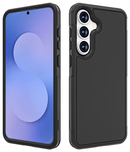Samsung Galaxy S25 FE Hoesje Dual-Layer Hybride met MagSafe / Qi2 Zwart afbeelding 8