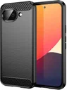Google Pixel 10a Hoesje Geborsteld TPU Flexibele Back Cover Zwart