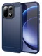 OnePlus 15 Hoesje Geborsteld TPU Flexibele Back Cover Blauw