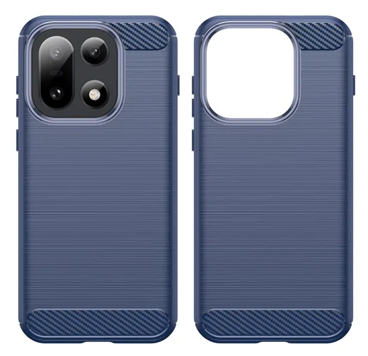 OnePlus 15 Hoesje Geborsteld TPU Flexibele Back Cover Blauw afbeelding 2