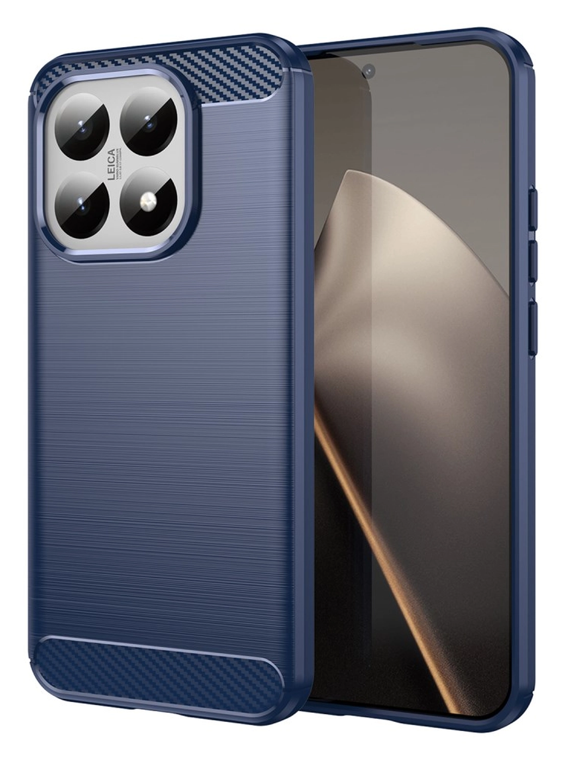 Xiaomi 15T Hoesje Geborsteld TPU Flexibele Back Cover Blauw afbeelding 1