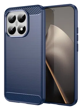 Xiaomi 15T Hoesje Geborsteld TPU Flexibele Back Cover Blauw