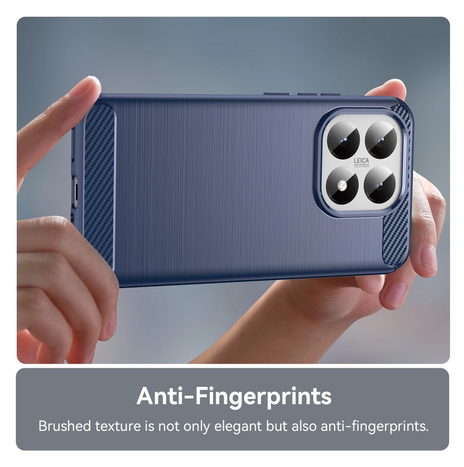 Xiaomi 15T Hoesje Geborsteld TPU Flexibele Back Cover Blauw afbeelding 5