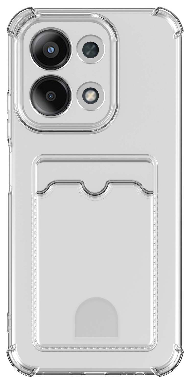 Xiaomi Redmi 15 (4G) Hoesje Dun TPU met Pasjeshouder Back Cover Transparant afbeelding 4
