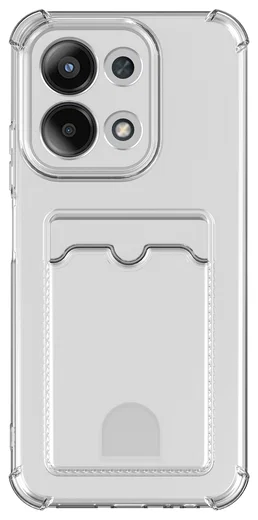 Xiaomi Redmi 15 (4G) Hoesje Dun TPU met Pasjeshouder Back Cover Transparant afbeelding 4
