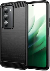 Xiaomi Redmi 15 (4G) Hoesje Geborsteld TPU Flexibele Back Cover Zwart afbeelding