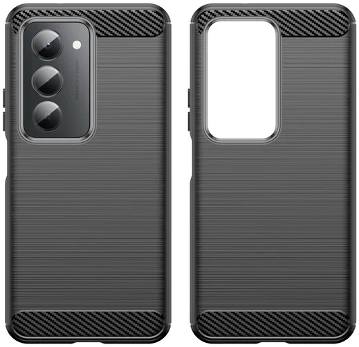 Xiaomi Redmi 15 (4G) Hoesje Geborsteld TPU Flexibele Back Cover Zwart afbeelding 5