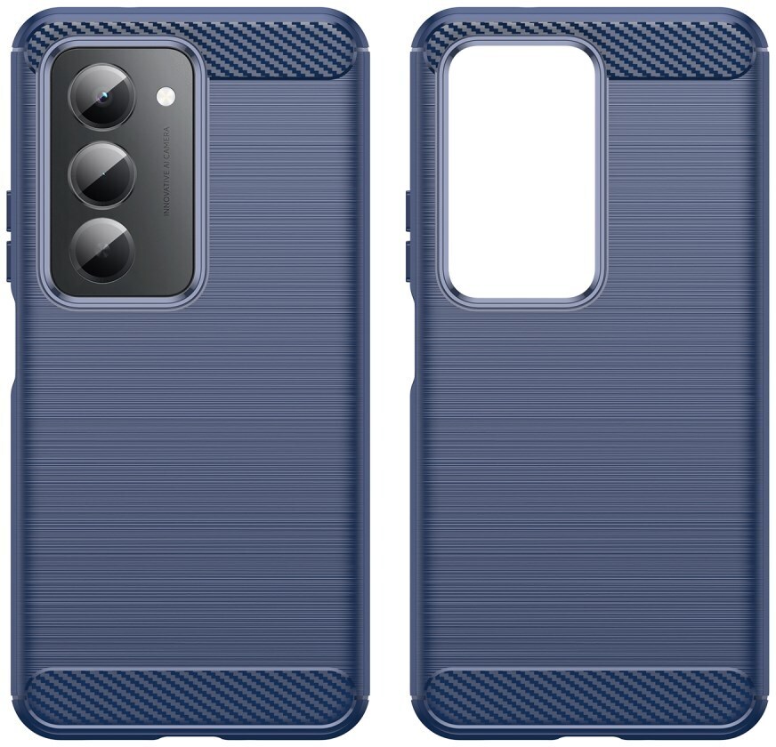 Xiaomi Redmi 15 (4G) Hoesje Geborsteld TPU Flexibele Back Cover Blauw afbeelding 4
