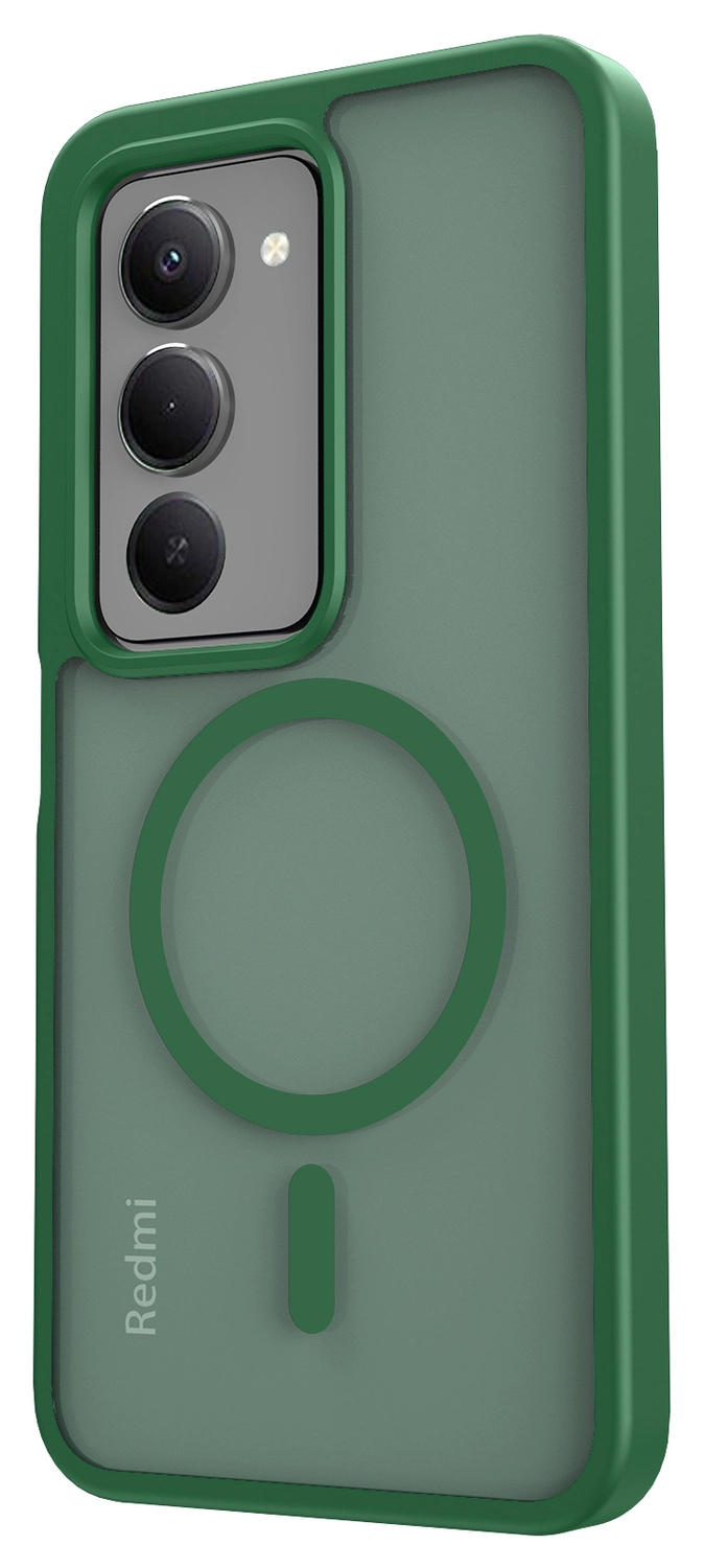 Xiaomi Redmi 15 (4G) Hoesje met MagSafe Back Cover Matte Groen afbeelding 6