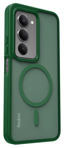 Xiaomi Redmi 15 (4G) Hoesje met MagSafe Back Cover Matte Groen afbeelding 7
