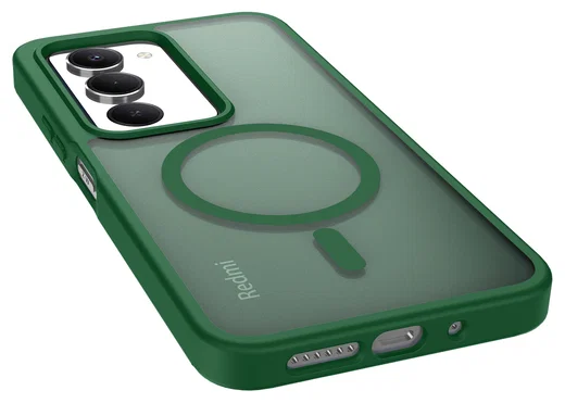 Xiaomi Redmi 15 (4G) Hoesje met MagSafe Back Cover Matte Groen afbeelding 11